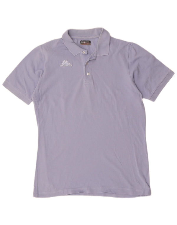 KAPPA Mens Polo Shirt Large Purple Cotton