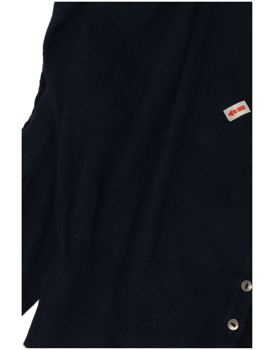 Marks & Spencer Womens Cardigan Sweater UK 12 Medium Navy Blue Viscose