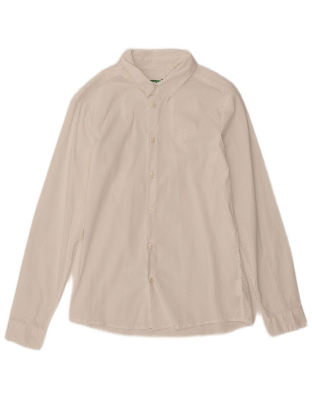 United Colors of Benetton Boys Shirt 10-11 Years XL White Cotton