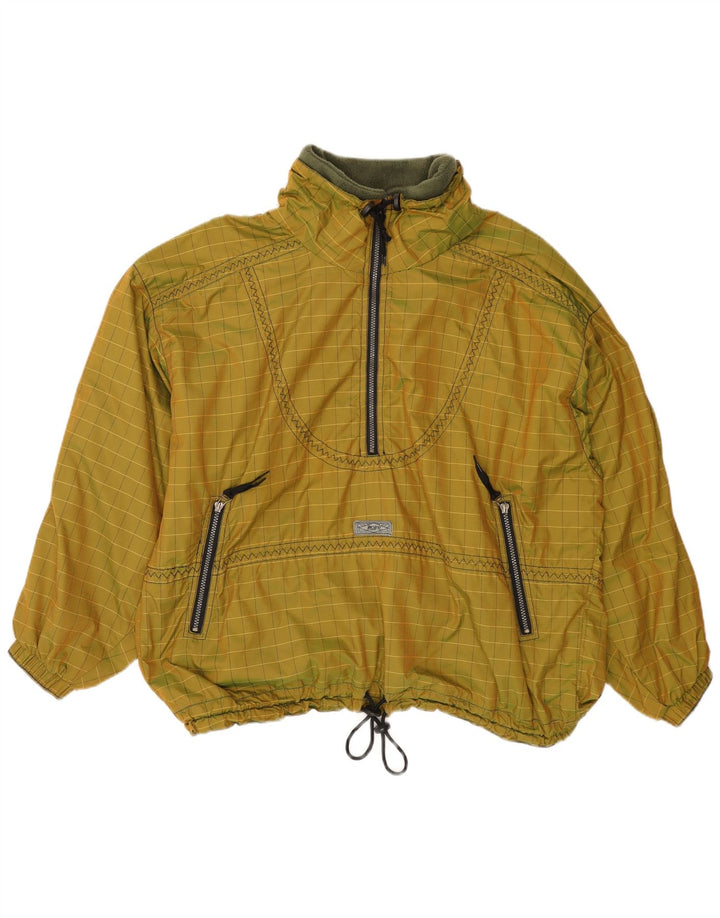 Proline Mens Loose Fit Anorak Jacket IT 50 Large Yellow Striped Polyamide