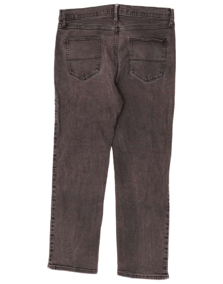 Marks & Spencer Mens Straight Jeans W36 L31 Grey Cotton