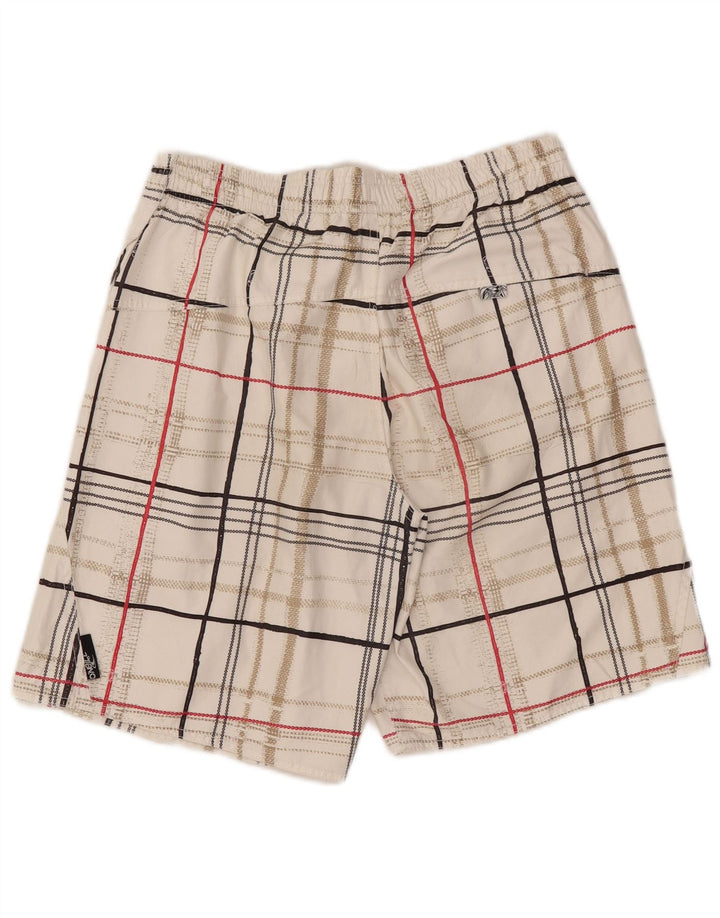 O'Neill Mens Swimming Shorts Medium  White Check