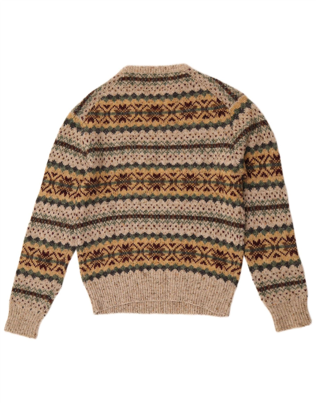 French Connection Womens Crew Neck Jumper Sweater UK 14 Medium Beige