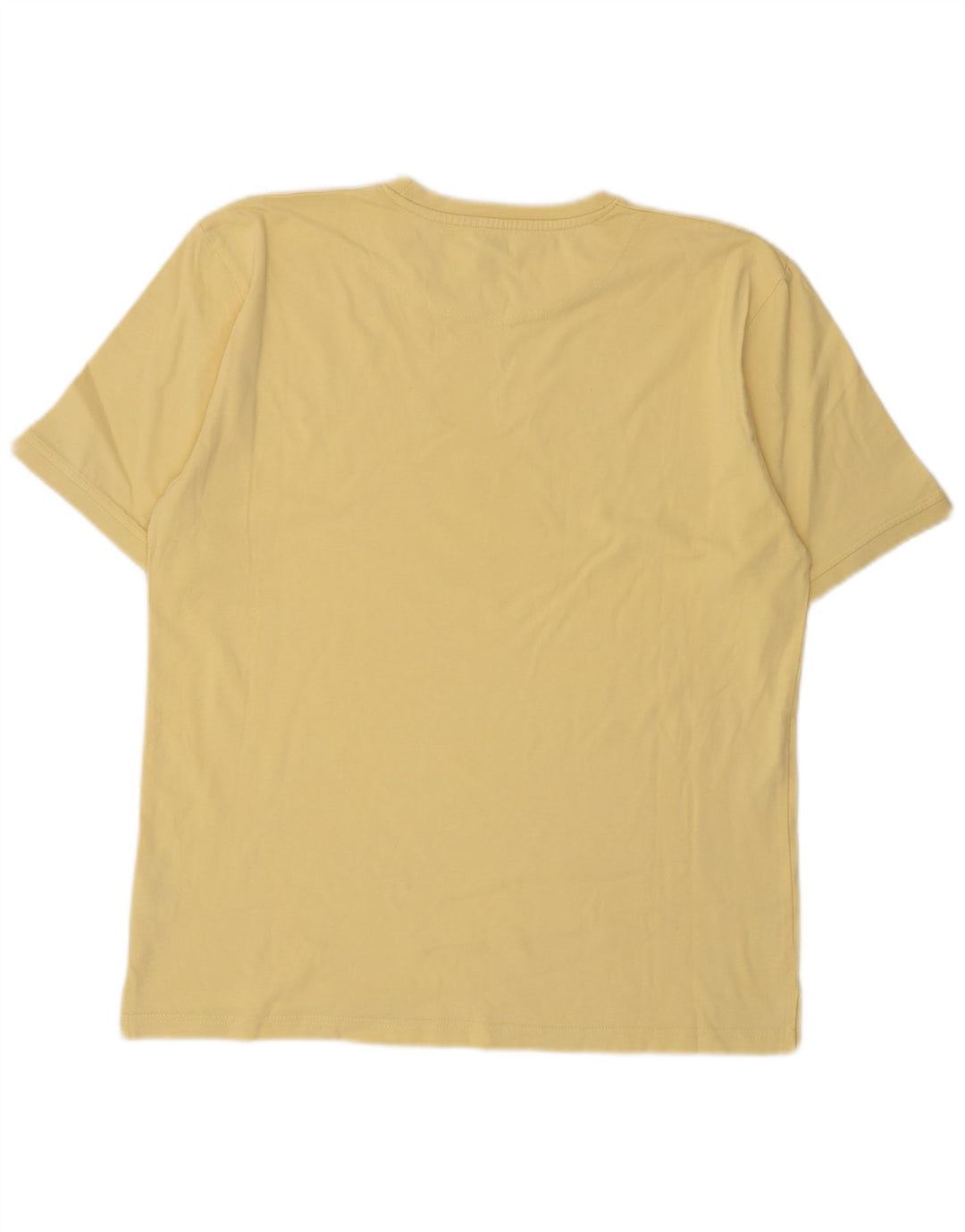 Lambretta Mens Graphic T-Shirt Top Large Yellow Cotton