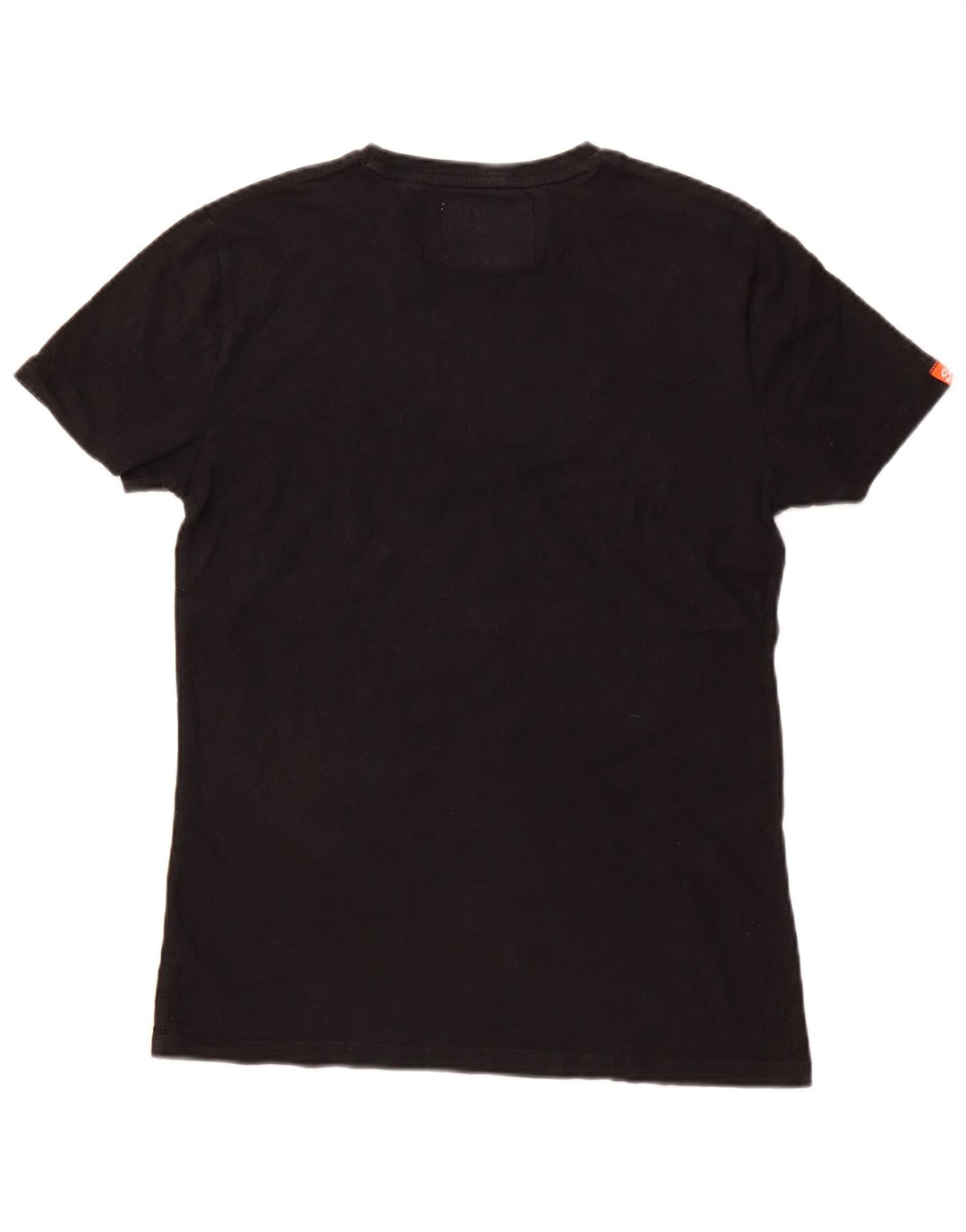 SUPERDRY Mens T-Shirt Top Small Black Cotton