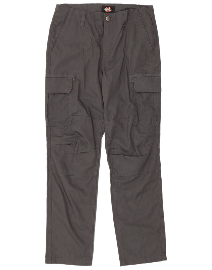 Stadick Mens Cargo Trousers  W32 L32 Grey Polyester