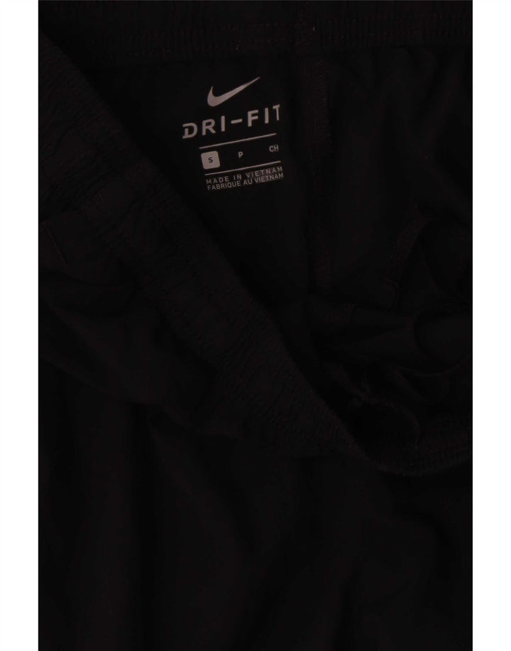 Nike Womens Dri Fit Tracksuit Trousers Small Black Polyester