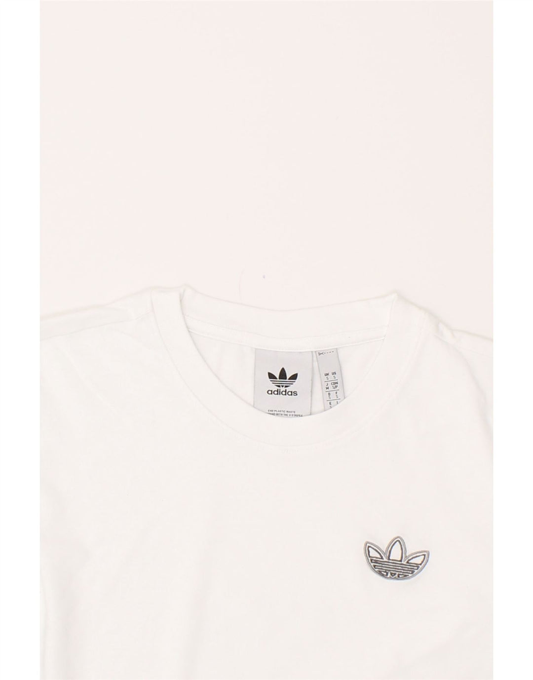 ADIDAS Mens T-Shirt Top Small White Cotton Vintage Adidas and Second-Hand Adidas from Messina Hembry 