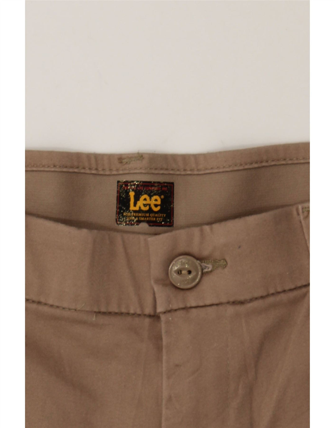 LEE Womens Straight Chino Trousers W30 L31 Brown Vintage Lee and Second-Hand Lee from Messina Hembry 