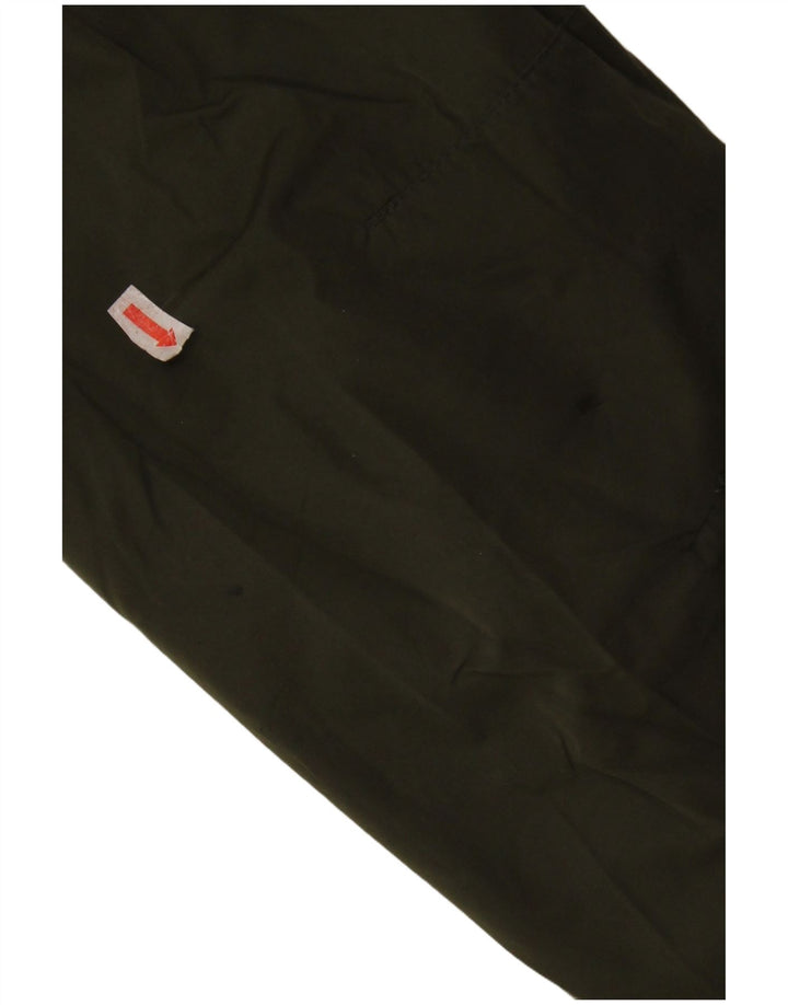 SUPERDRY Mens Hooded Windbreaker Jacket UK 36 Small Khaki Polyester