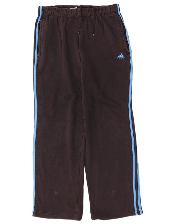 Adidas Mens Tracksuit Trousers Medium Black Cotton