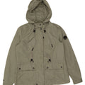KHUJO Womens Hooded Utility Jacket UK 14 Medium Green Polyester