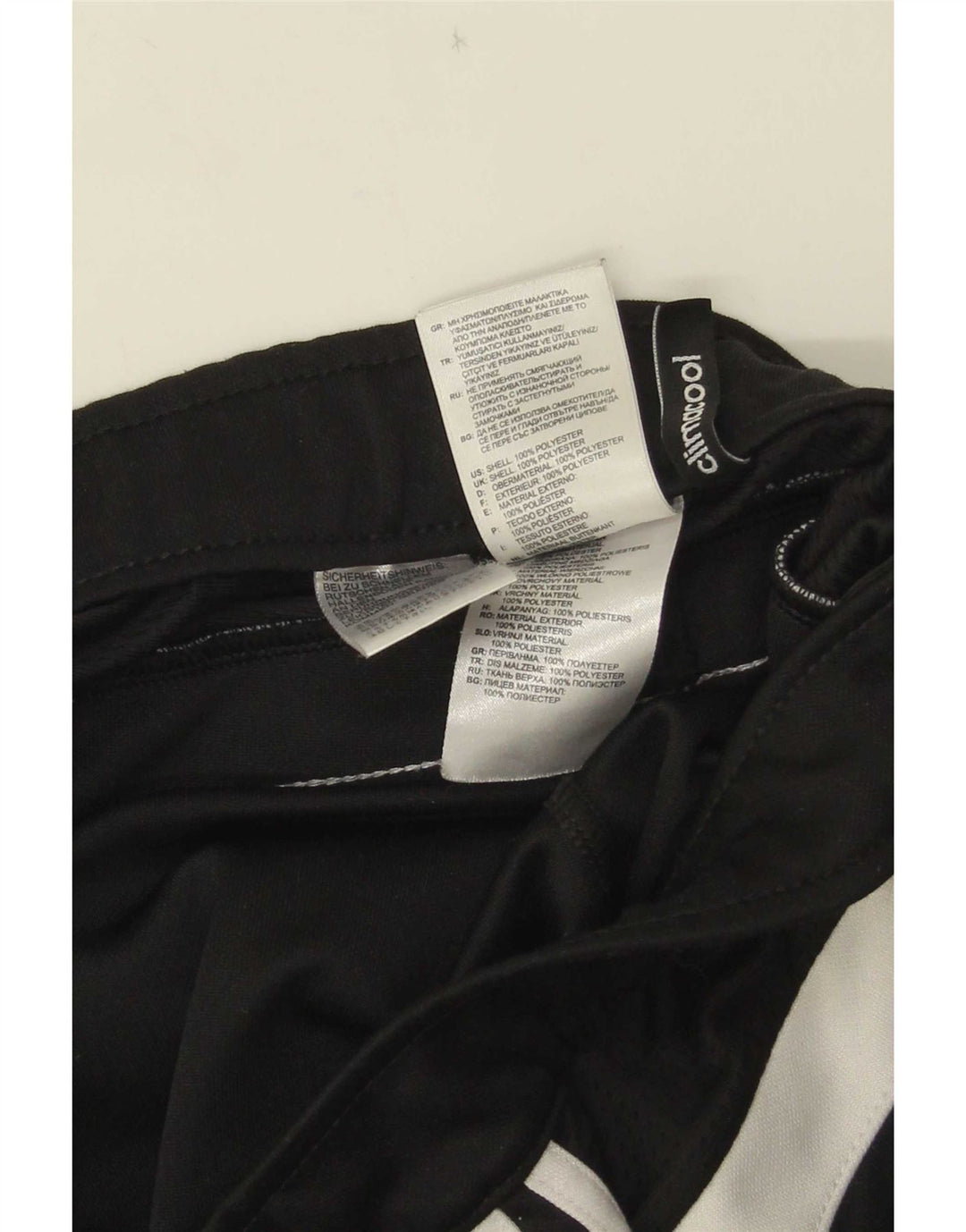 Adidas Mens Climacool Tracksuit Trousers Large  Black Colourblock Polyester