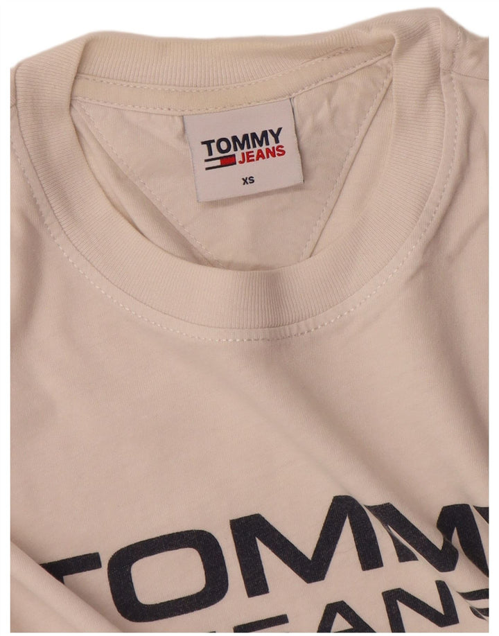 Tommy Hilfiger Mens Graphic T-Shirt Top XS White