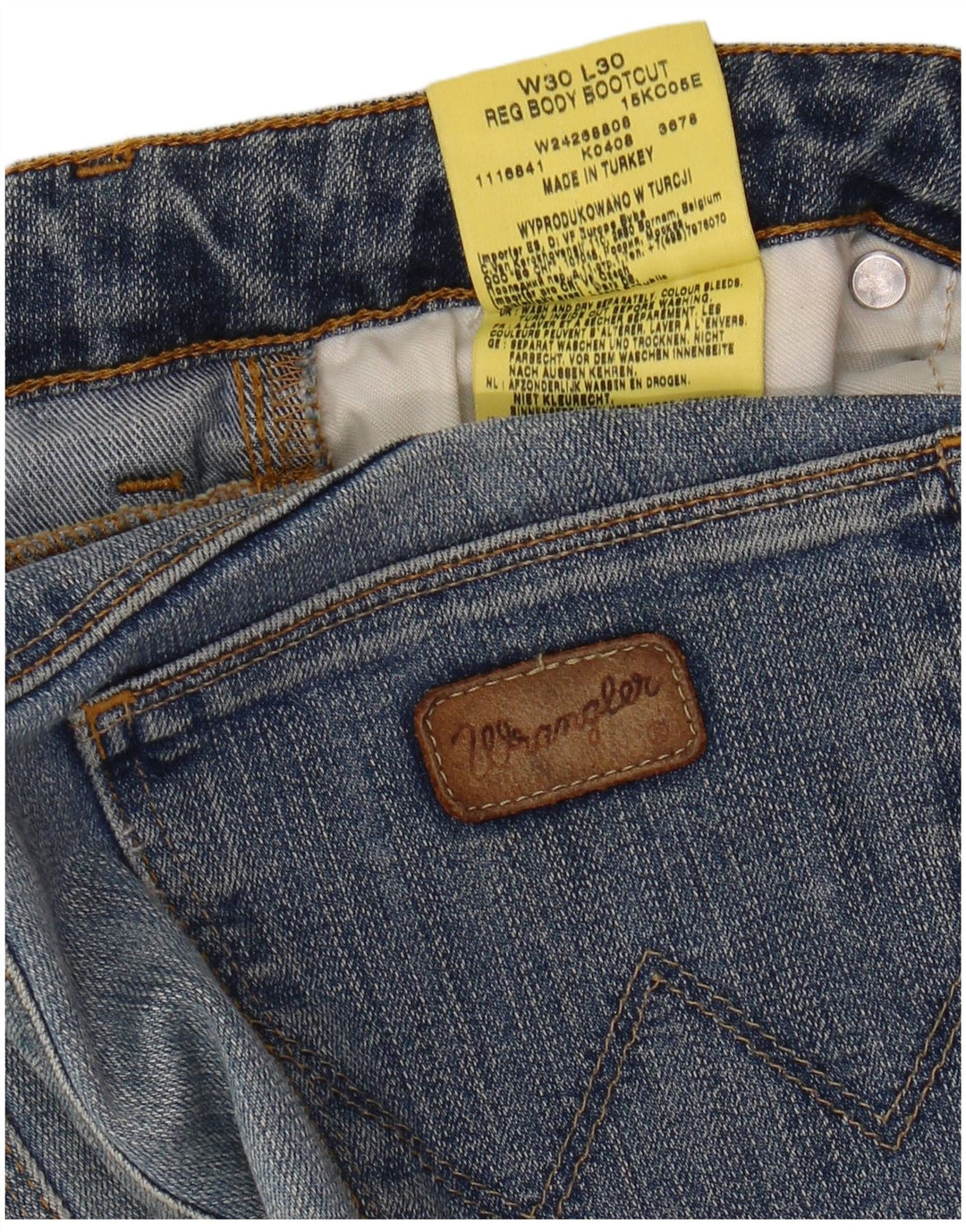 Wrangler Womens Bootcut Jeans W30 L30 Blue Cotton