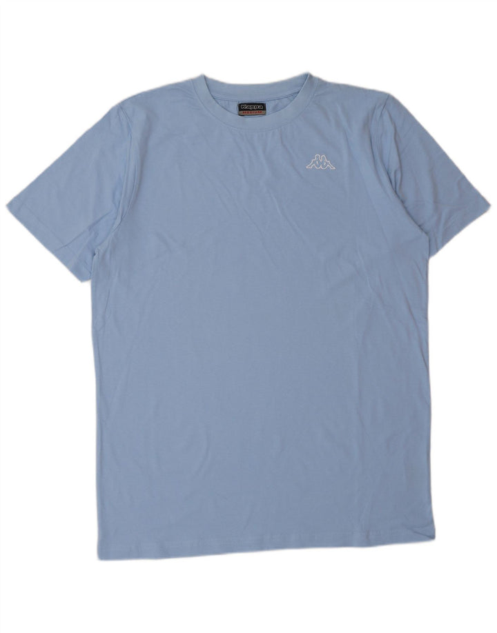 KAPPA Mens T-Shirt Top Medium Blue Cotton