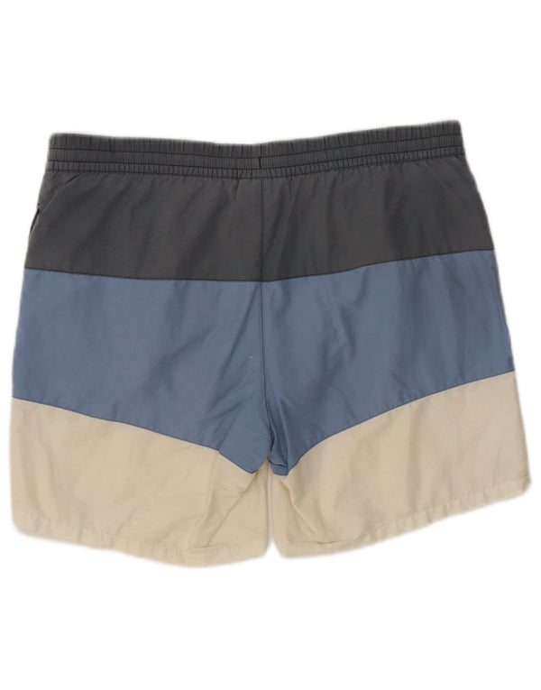 Lacoste Mens Swimming Shorts Medium Multicoloured Colourblock Cotton