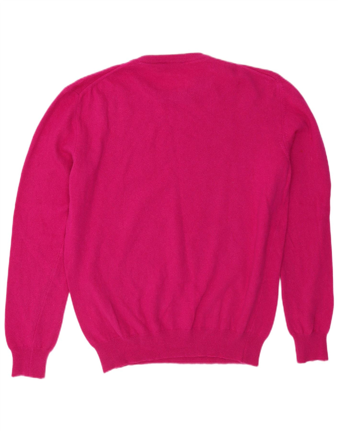 BRIEFING Womens Crew Neck Jumper Sweater UK 16 Large Pink Wool