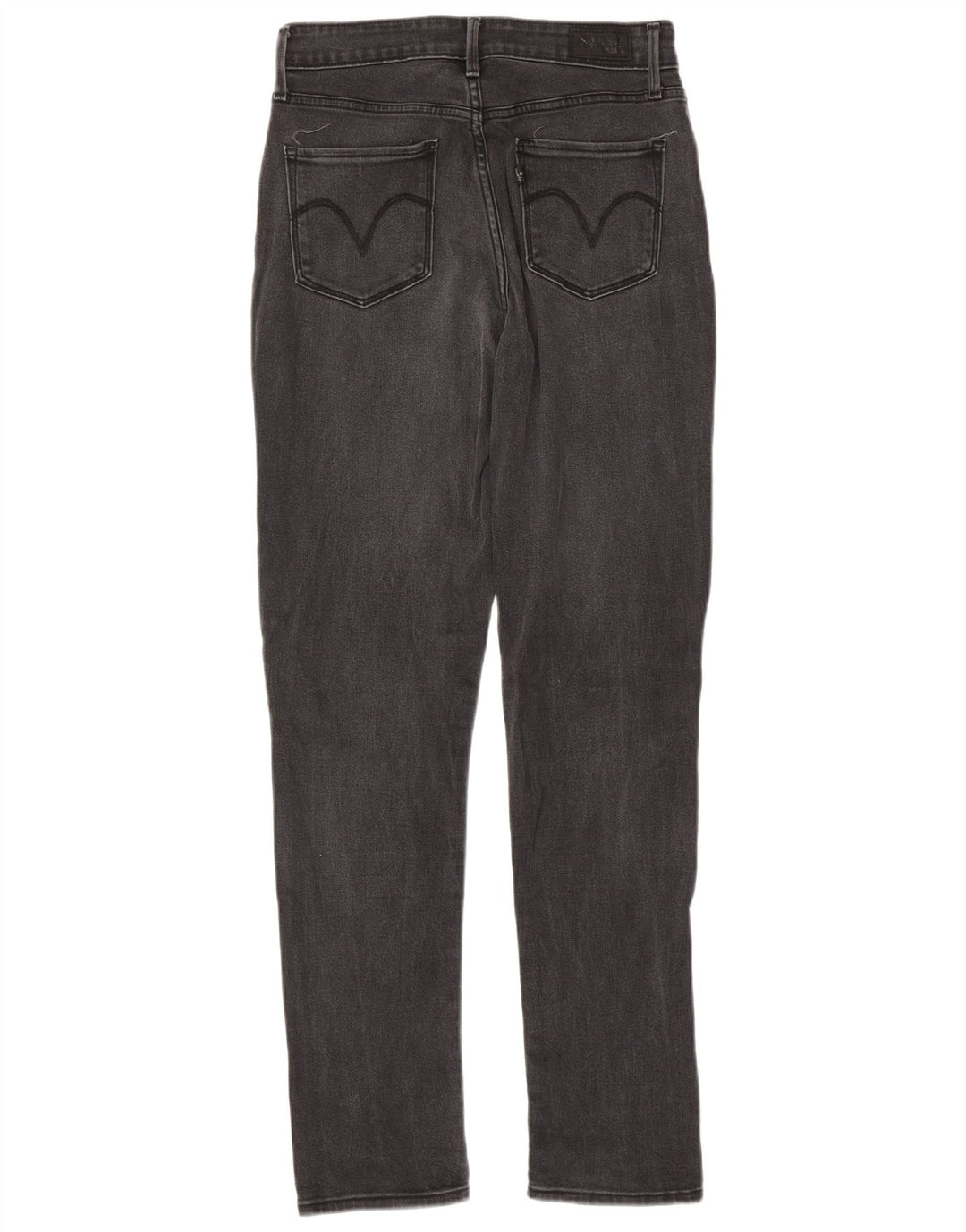 LEVI'S Womens Mid Rise Skinny Jeans US 4 Small W27 L32 Grey Cotton