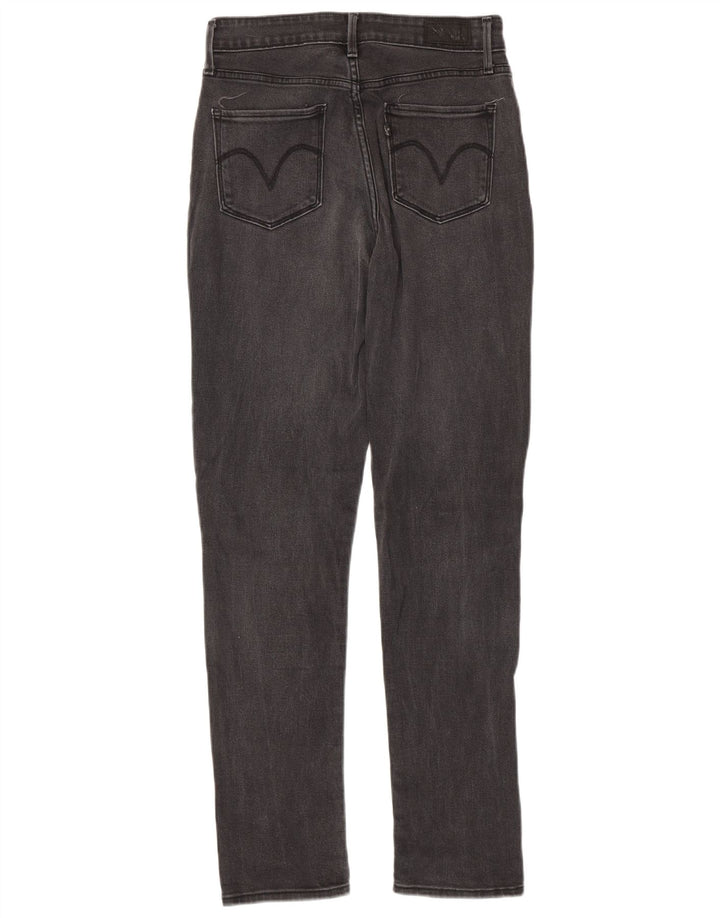 LEVI'S Womens Mid Rise Skinny Jeans US 4 Small W27 L32 Grey Cotton