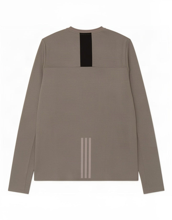 Adidas Mens Supernova Top Long Sleeve Medium Grey Flecked