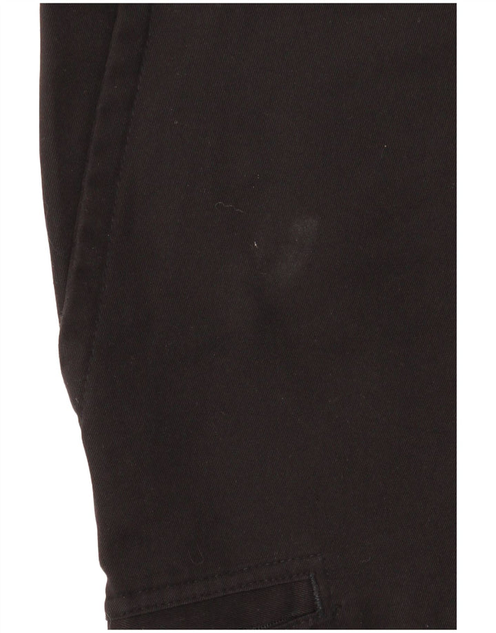 Izod Mens Chino Shorts W38 XL Black Polyester