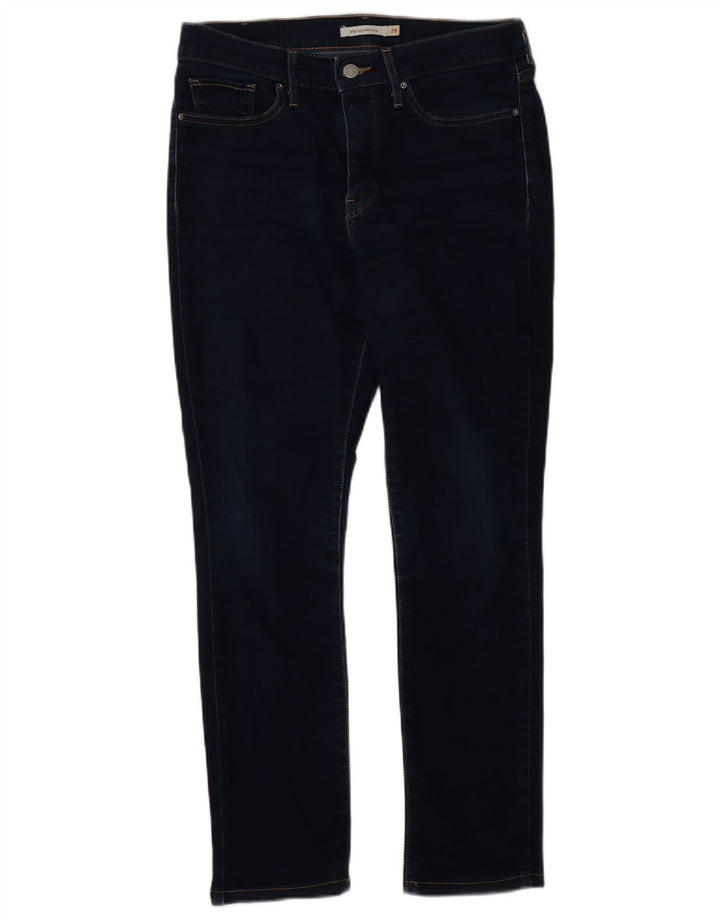 Levi's Womens 312 Shaping Slim Jeans W29 L28 Navy Blue