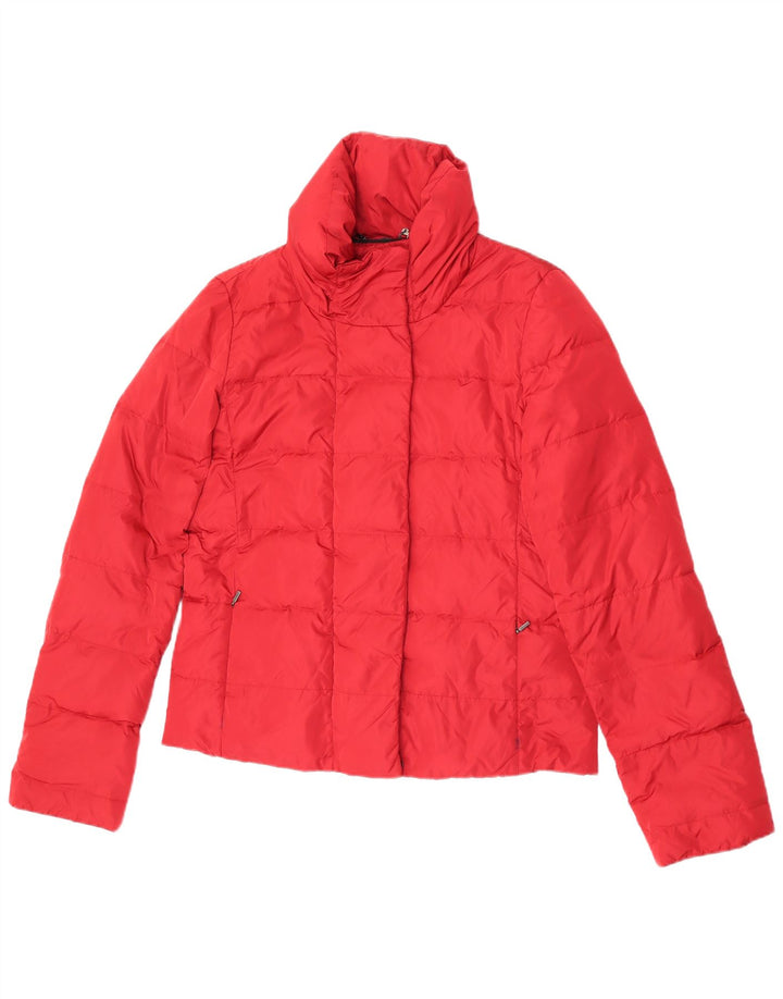 Max Mara Womens Weekend Oversized Padded Jacket UK 10 Small  Red Nylon