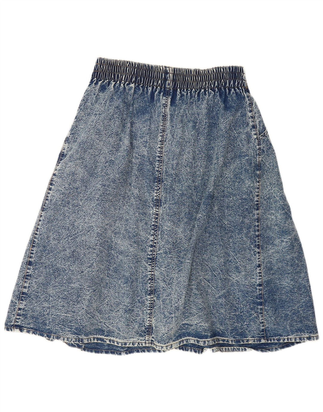 Vintage Womens Denim Skirt W32 Large Blue
