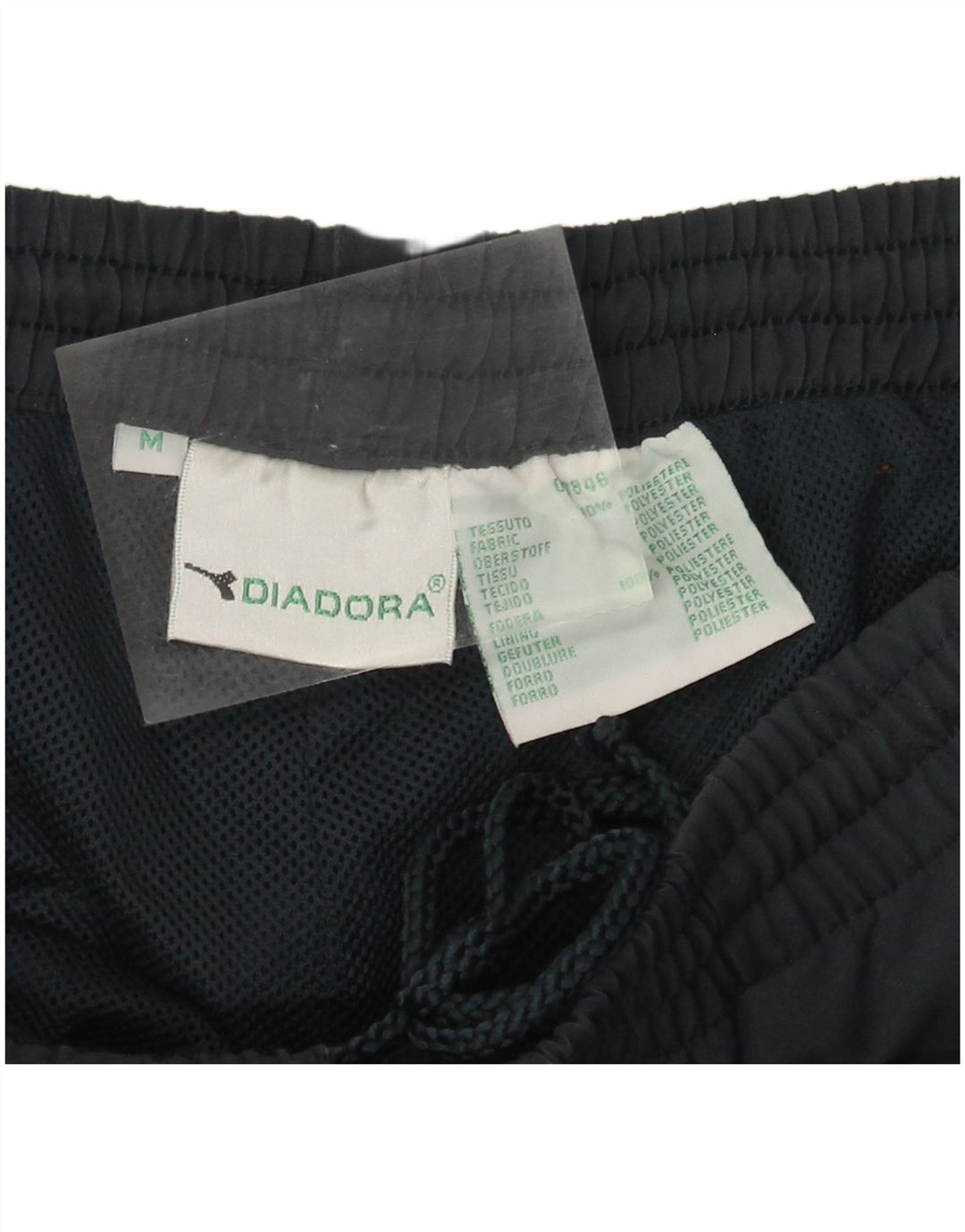 Diadora Mens Tracksuit Trousers Medium Grey Polyester