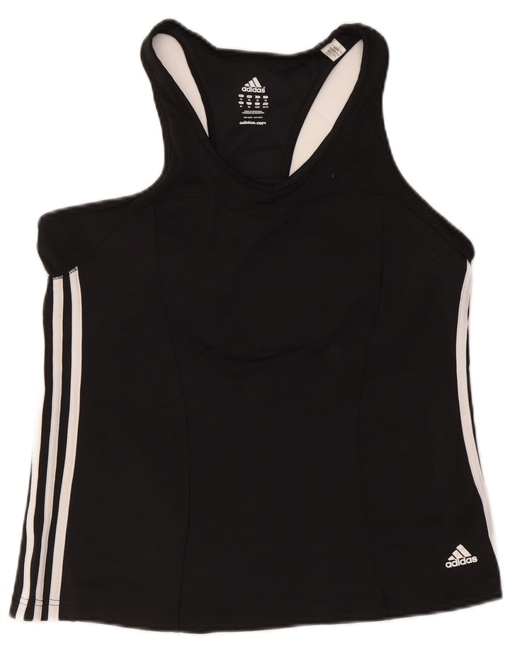 Adidas Womens Vest Top UK 22 3XL Black Polyester