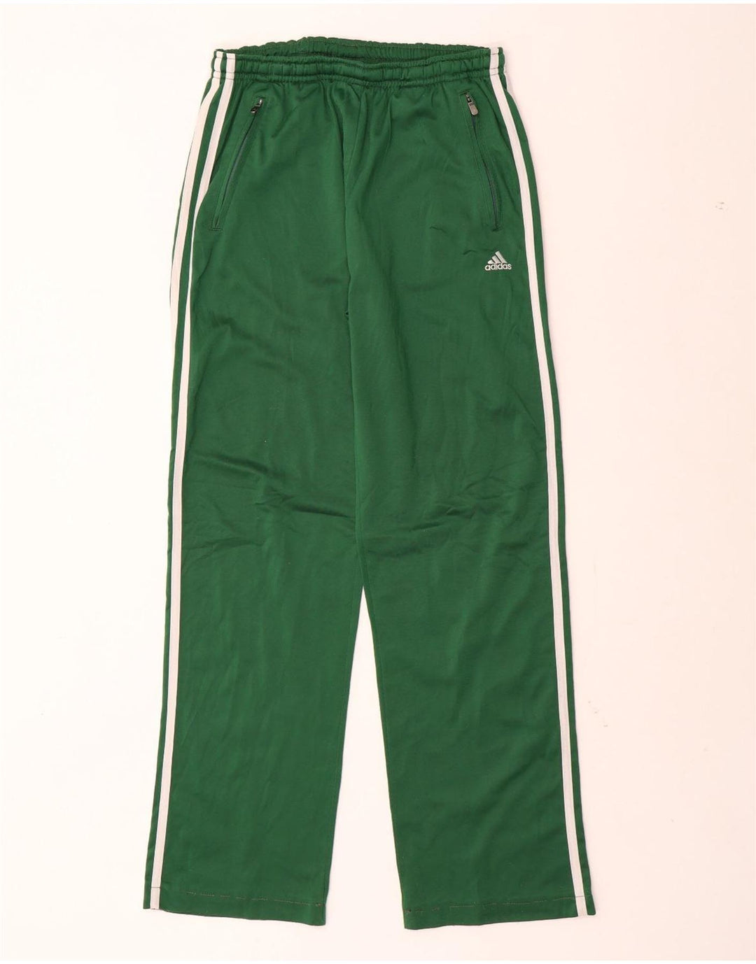 ADIDAS Mens Tracksuit Trousers UK 36/38 Small  Green Polyester
