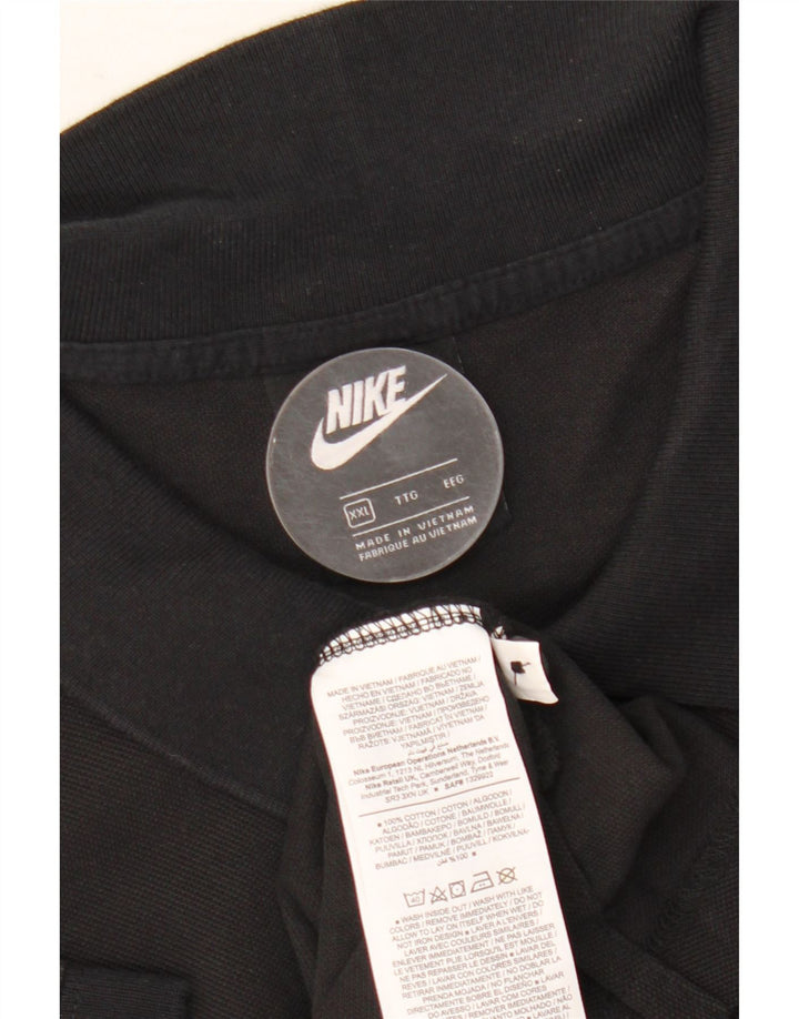 Nike Mens Polo Shirt 2XL Black Cotton