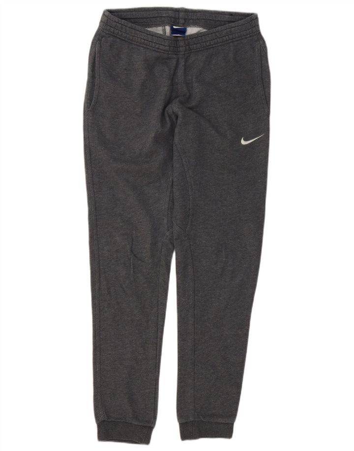 Nike Mens Tracksuit Trousers Joggers Small Grey Cotton
