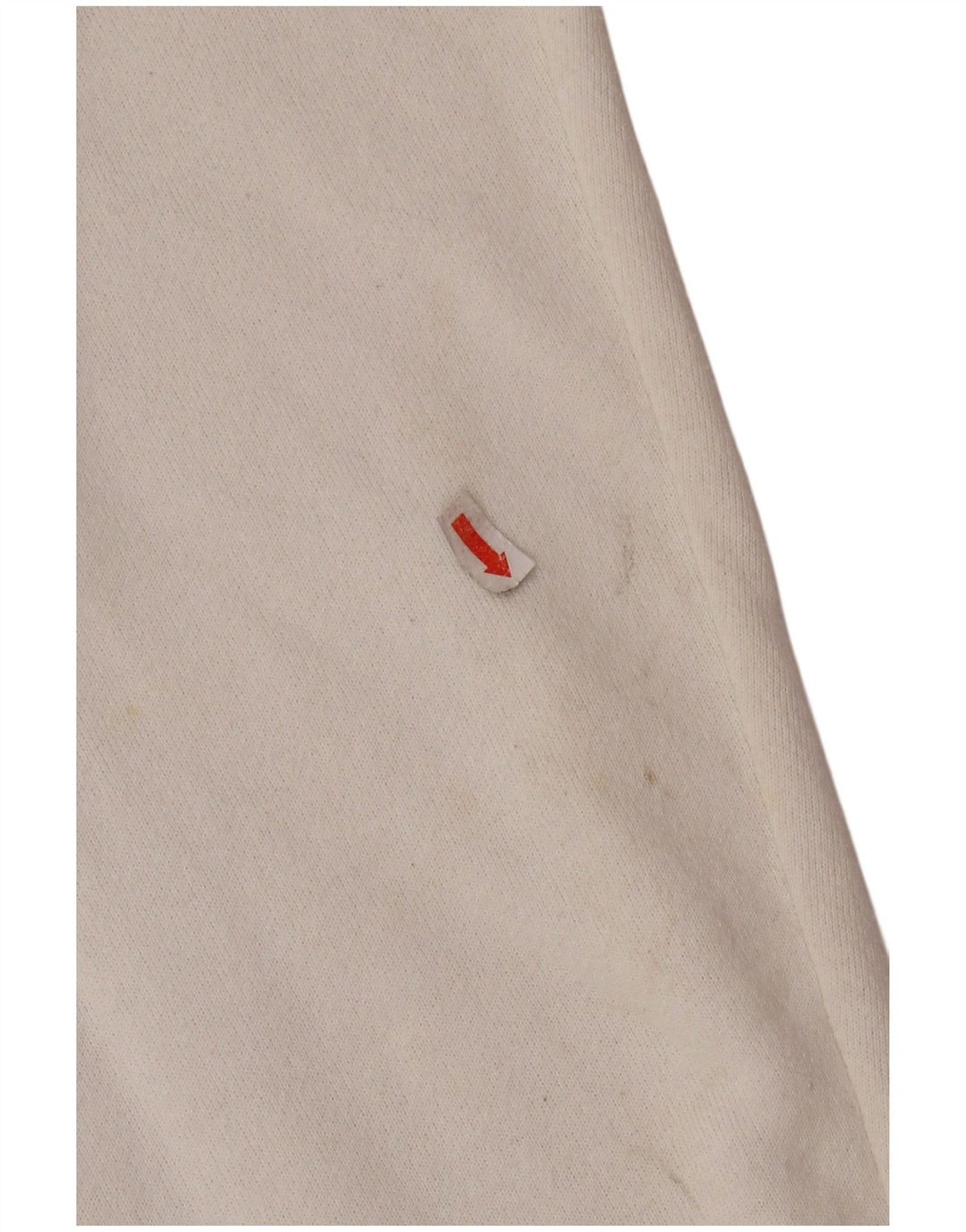 TULTEX Womens Graphic Sweatshirt Jumper UK 16 Large White Cotton