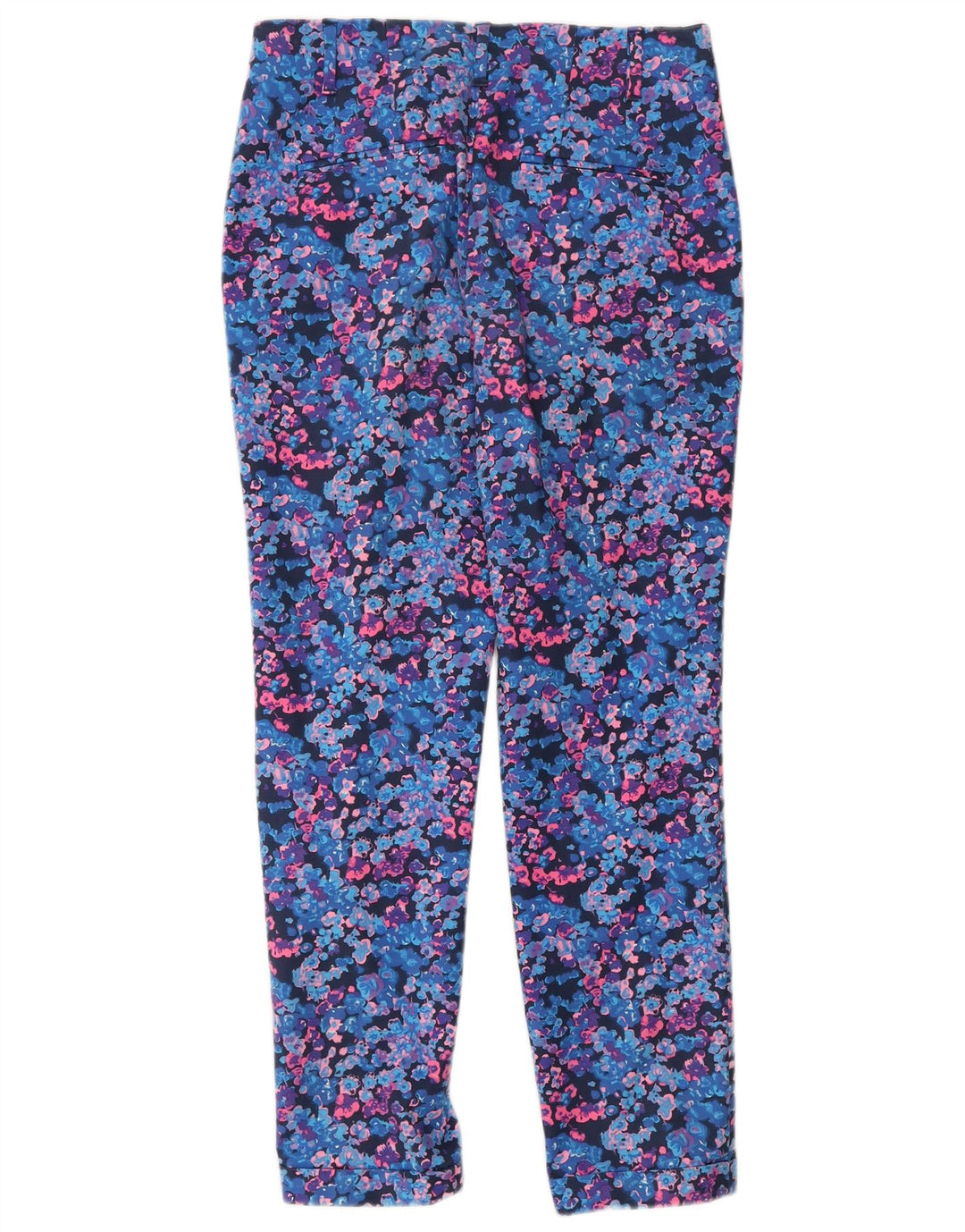 BODEN Womens Slim Chino Trousers UK 12 Medium W30 L28 Multicoloured Floral
