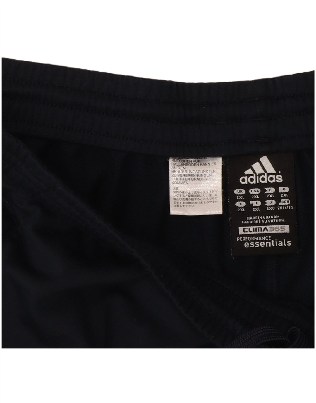 Adidas Mens Clima 365 Tracksuit Trousers 2XL  Navy Blue Polyester