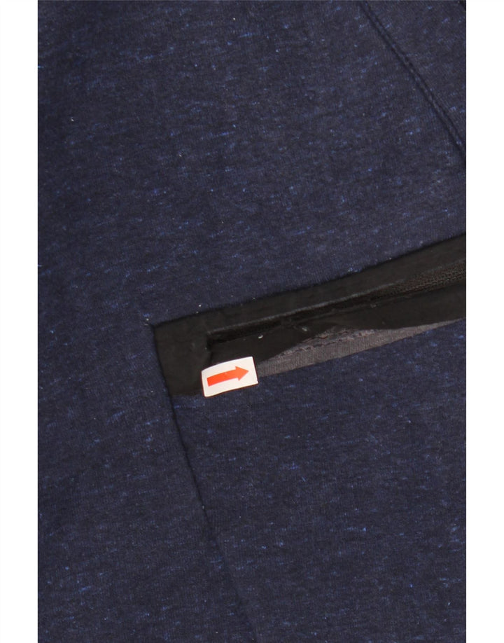 NIKE Mens Crop Cargo Tracksuit Trousers Medium  Navy Blue Flecked