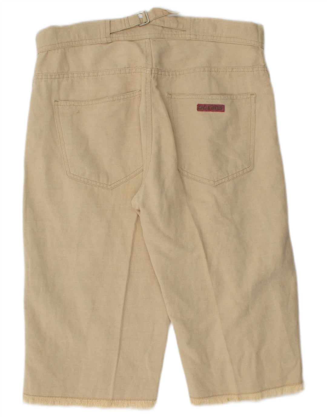 Calvin Klein Mens Bermuda Shorts W30 Medium Beige Cotton