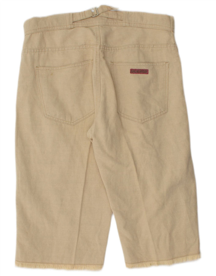 Calvin Klein Mens Bermuda Shorts W30 Medium Beige Cotton