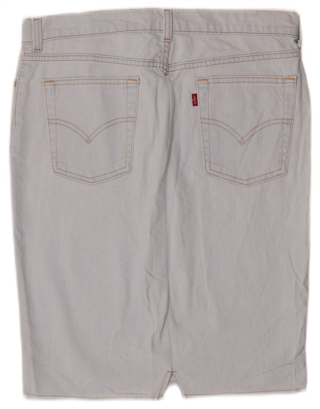Levi's Womens Denim Skirt W32 Large Blue Cotton