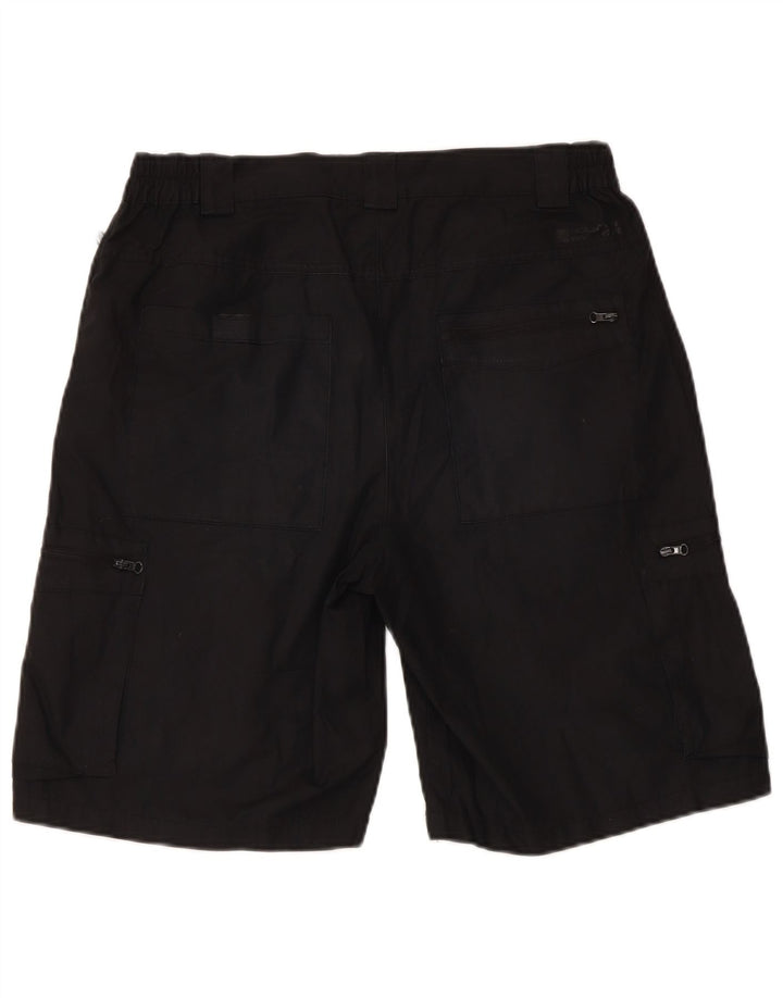 Mountain Warehouse Mens Cargo Shorts  W30 Medium Black Polyester