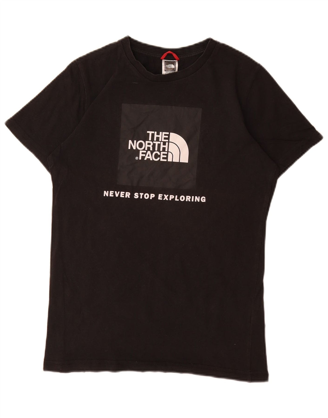 THE NORTH FACE Boys Graphic T-Shirt Top 14-15 Years XL Black Cotton