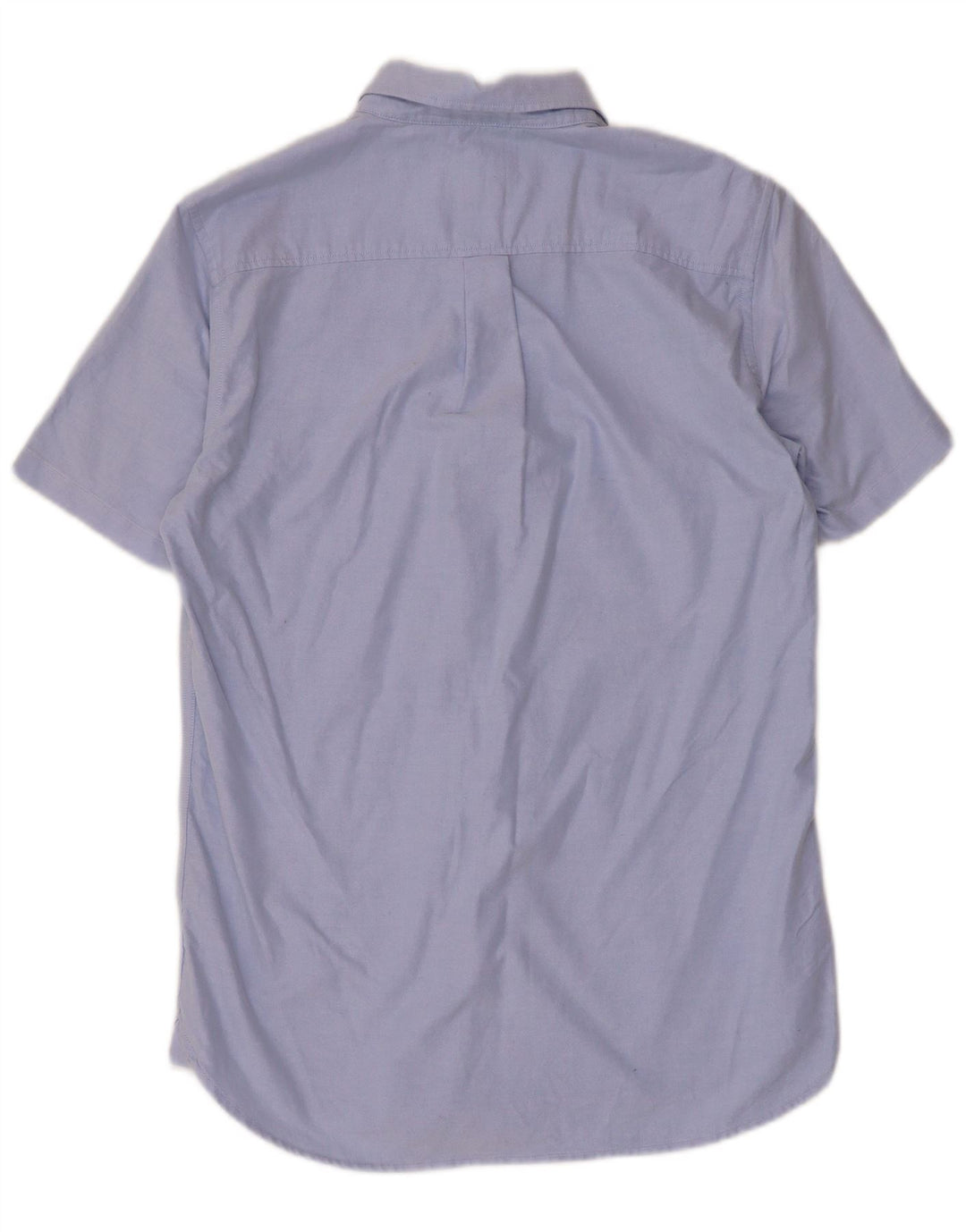 Superdry Mens Short Sleeve Regular Fit Shirt Small Blue Cotton