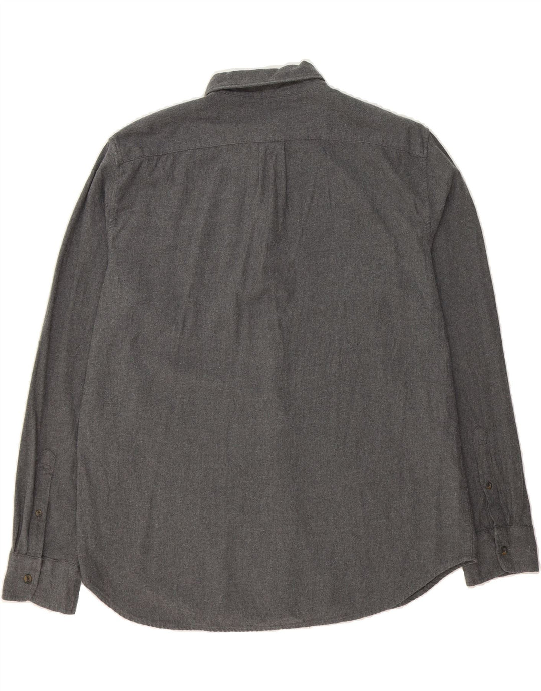 J. CREW Mens Classic Flannel Shirt XL Grey Cotton Vintage J. Crew and Second-Hand J. Crew from Messina Hembry 