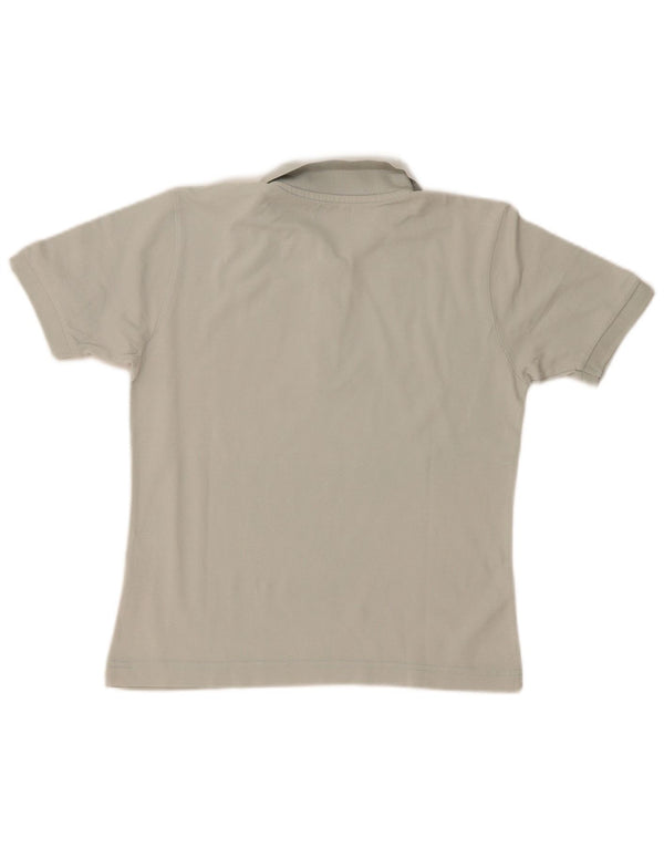 Kappa Womens Polo Shirt UK 14 Medium Grey Cotton