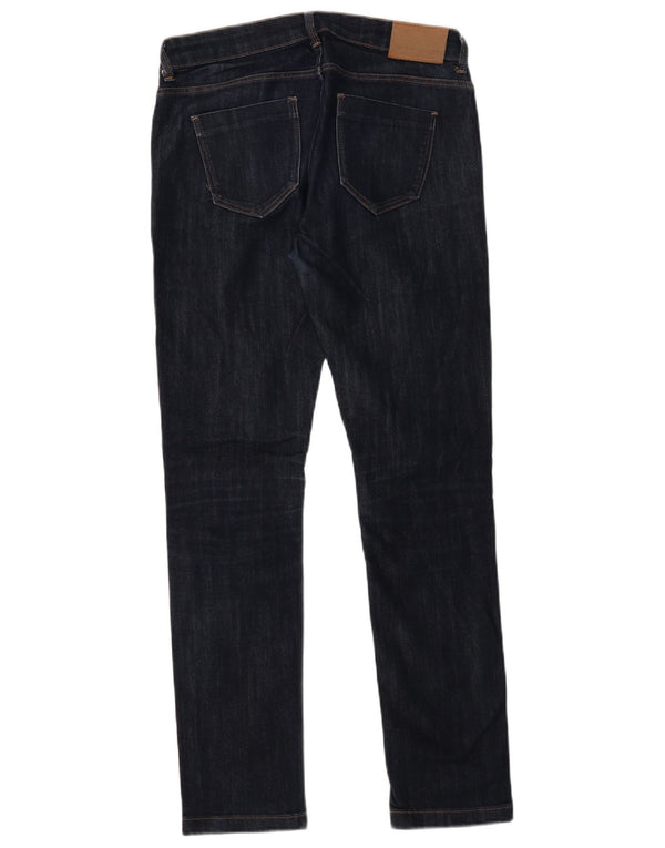 ZARA Womens Mid Rise Skinny Jeans EU 40 Medium W30 L30 Navy Blue