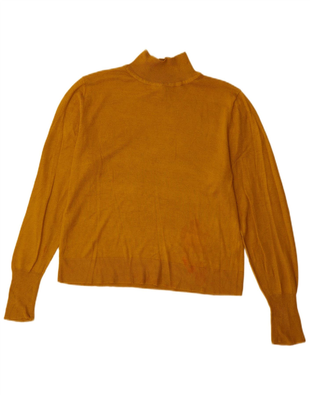 Zara Womens Turtle Neck Jumper Sweater UK 10 Small Beige
