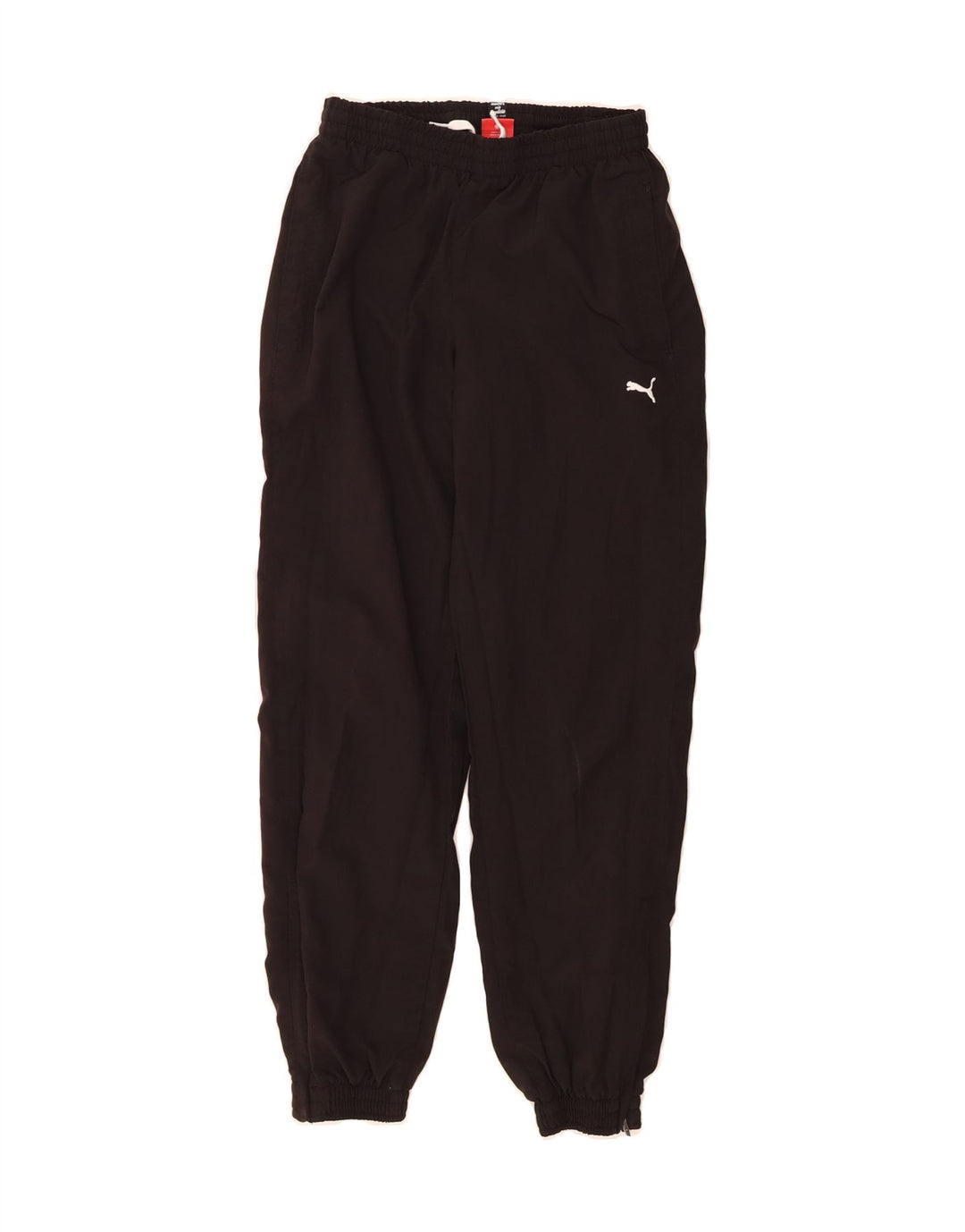PUMA Boys Tracksuit Trousers Joggers 13-14 Years  Black Polyester Vintage Puma and Second-Hand Puma from Messina Hembry 