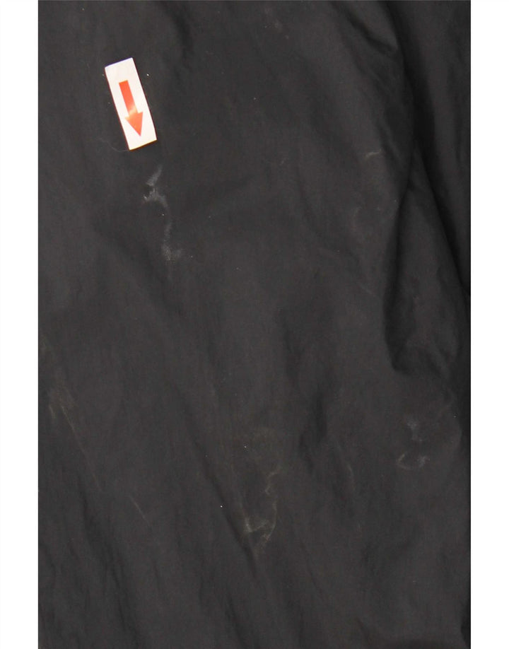 Nike Mens Hooded Rain Jacket UK 36/38 Small Black Nylon